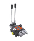 Double Acting Hydraulic Control Valve With 2 Spool System 11 GPM 3600 PSI SAE Ports for tractors, loaders, log splitters