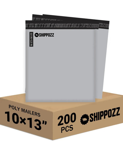 Bulk 200 Pack 10x13 Poly Mailers Self Seal Waterproof Bags For Shipping Clothes Books And Accessories Easy Tear Free Closure Weather Resistant Packaging For Your Small Biz