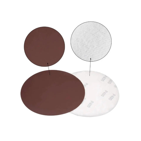 Premium 8 Inch Aluminum Oxide Sanding Discs Set with Grit Range From 40 To 2000 for wood and metal projects.