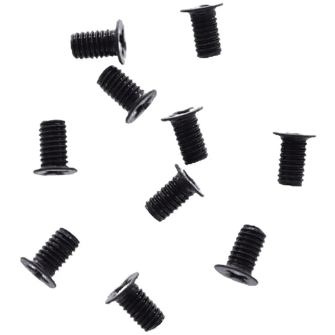 Premium M3x4mm Phillips Flat Head Mounting Screws for a Quick No Sweat Swap Of 2.5 Inch HDD And SATA SSD, pack of ten screws.