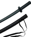 Beefy Ultra Durable Polypropylene Wakizashi Trainer With Light Sheath Realistic Weight And Feel Faux Woodgrain Texture Textured Grip