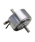 Air Cooled Hysteresis Brake A-HB-05M-D-0.5Nm With Dual Output Shaft No Base, durable metal unit with visible dual shafts