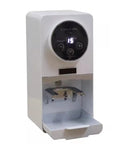 Straight Up Solid Automatic Coffee Tamper For Espresso Machines 58Mm with digital display and pressing mechanism in white.