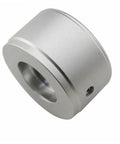 Heavyweight 38MM Solid Aluminum Rotary Volume Control Knob For HiFi Audio Amplifier DAC Turntable And Receiver, angled view.