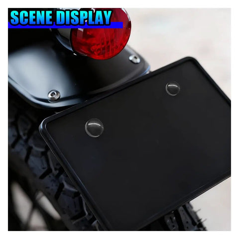 Bulletproof Heavy Duty Stainless Steel License Plate Screws Anti Theft Security Bolts With Hex Pattern Tough Rustproof Front Rear Car Tag Fastener Mounting Kit No Sweat on motorcycle rear end.