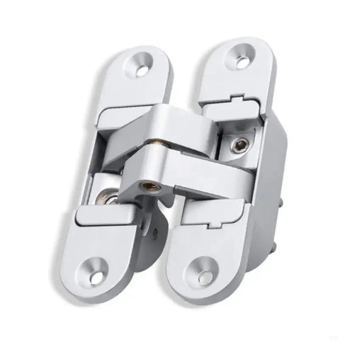 Silver version of 180 Degree Concealed Heavy Duty Door Hinge for Wood Doors Zinc Alloy Butt Hinge Gold Left Open Finish Hidden Mount Smooth Swing