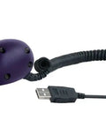 Fiber Microscope For End Face Inspection And Certification With P5000i FBP SD101 Automated Pass Fail Testing No Frills Troubleshooting For Contaminated Connectors And Lifetime Connection Protection Purple handheld USB probe