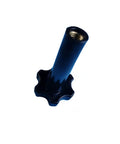 Super Tough M8 Plastic Screw Nuts Black Soft Serve Ice Cream Machine Replacement Parts Quick Snap Install Fits Like A Dream Heavy Duty Pack Of Four, close-up of black nylon threaded nut.