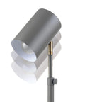 Adjustable head of 2 Light Desk Lamp Set in Matte Black With Matte Brass Accents, 19 Inch Sleek Modern Task Lamps.