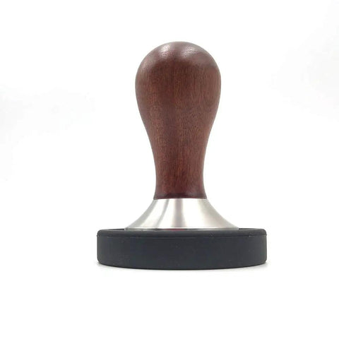 51mm Espresso Tamper With Rubber Mat Non Slip Base For Stable Tamping And Easy Cleanup Stainless Steel Coffee Tool For Home Baristas
