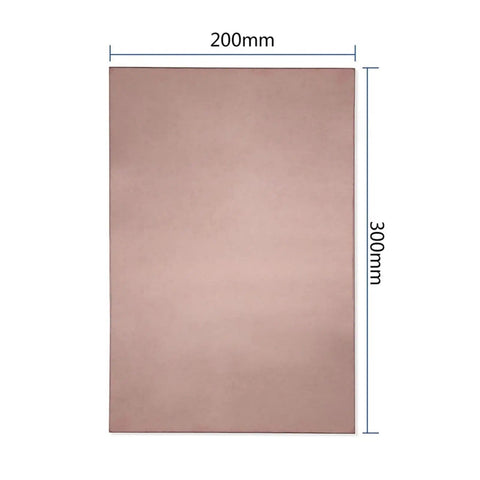 Single Sided Copper Clad Laminate Circuit Board 300x200mm 1.5mm Thick Ideal For DIY PCB Etching Projects