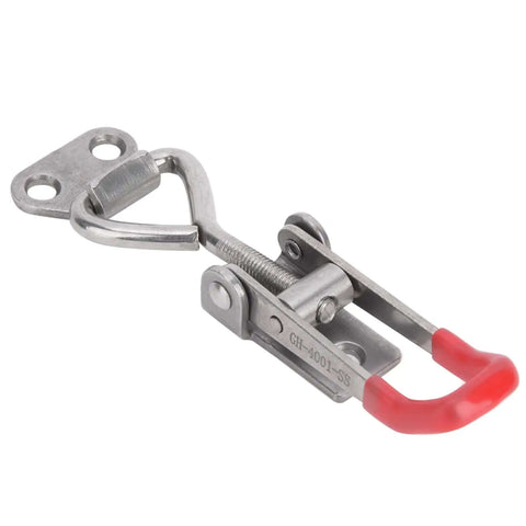 Beefy Heavy Duty Toggle Clamp Clip Set 304 Stainless Steel Quick Fixture For Woodworking Welding And Metal Processing close-up