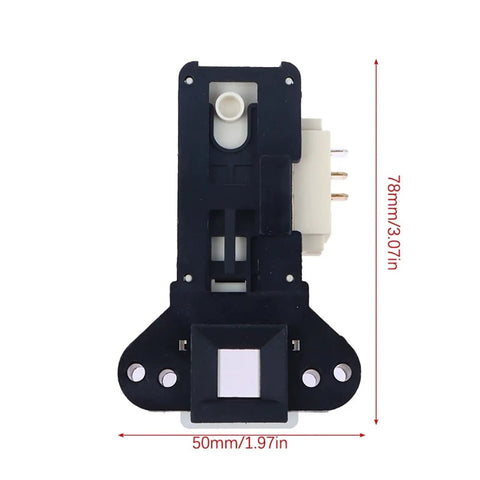 Heavy Duty Washer Door Lock Delay Switch Replacement For Top Load Machines With Safety Auto Locking Feature Heat Resistant Components Stay Secure During Wash Cycles Easy Install Keep Kids Safe From Hot Water Spills High Quality Durable Design Fits Most