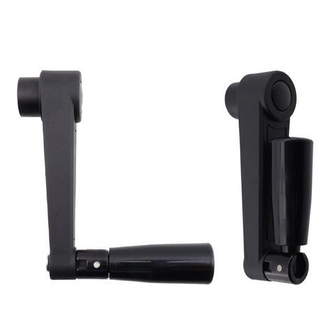 5 Inch Nylon Crank Handle Foldable Swivel Rocker For Industrial Machinery Tools And Equipment With 12mm Hole Diameter