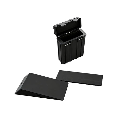 Black ABS components of Lightweight Golf Swing Trainer For Indoor Practice And Dial In Your Impact Position Corrector Device.