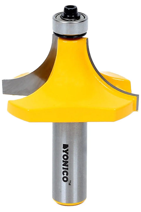 3/4 Inch Radius Round Over Edge Router Bit With 1/2 Inch Shank Beefy C3 Micro-Grain Tungsten Carbide Blade for woodworking projects