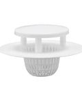 Thonlai Plastic Bathtub Drain Strainer Set of 6, Hair Stopper for All, white plastic design, fits 5.5cm drains.