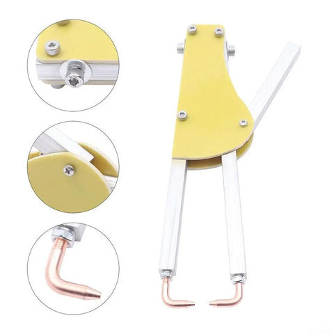 Spot Welding Tool Kit With 123mm Special Shaped Welding Tongs Pliers Portable Welder with adjustable pressure