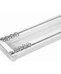 Heavy Duty Conjoined Double Track Curtain Rail System Ceiling Mount White 9.5ft With Silent Ball Bearing Runners