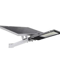 Heavy Duty Solar Flood Light With Wireless Remote Control For Rugged Outdoor Use with adjustable solar panel for bright lighting.