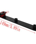 Black Sliding Barn Door Hardware Kit For Cabinets Two Pieces Heavy Duty Metal Rails For Wardrobes And Pet Houses
