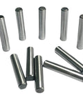 Quarter Inch By One And One Quarter Inch Dowel Pins 10 Pack, Metal Shelf Pegs For Shelves And Supports, Precision Ground Alloy Steel Wood Bed Pegs