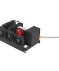 Open Frame ATX Motherboard Rack For DIY PC Builds With Handle, Supports ATX And MATX Motherboards, Fits Up To 256mm Graphics Cards
