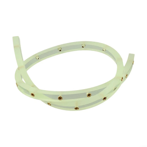 Badass Flexible Curve Template Polyurethane Router Guide with Heavy Duty Brass Bushing, flexible design for precise wood profiling.