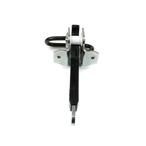 Front view of Door Catch Hinge Brake Stop Check Strap Limiter for BMW 5 Series E39 front left or right 51218193447 high-quality Turkish made