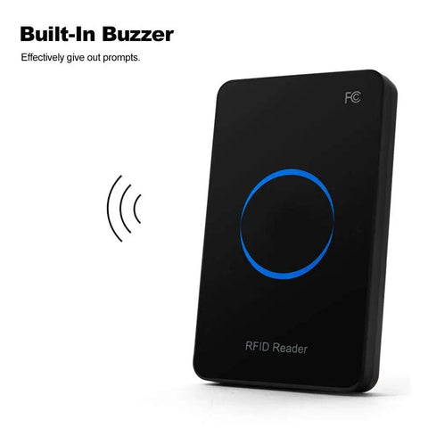 UHF RFID Reader USB Desktop 915MHz Non Contact Card Writer And Reader For ISO18000-6C/6B Tags with built-in buzzer feature