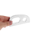 Rugged Aluminum Eyelet Bow Connector For Boats And Yachts, Easy Install And Precision Fit For Rope Anchoring And Guiding, in hand