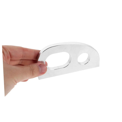 Rugged Aluminum Eyelet Bow Connector For Boats And Yachts, Easy Install And Precision Fit For Rope Anchoring And Guiding, in hand
