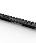 Beefy Picatinny Rail Mount For Ruger American Rimfire Rifles, Short Action Compatible, Fits 22 LR, 22 WMR, And 17 HMR, black steel