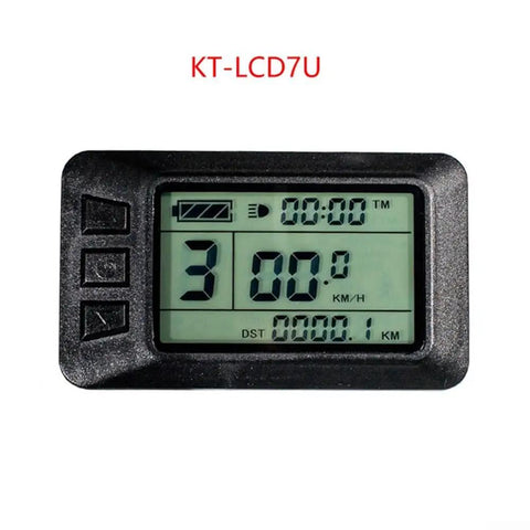 Must Have High Contrast LCD Display Panel For Electric Bicycles With USB Interface, Waterproof 5 Pin Connector, Easy Install Cycling Computer