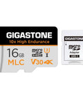 High Endurance Mlc Micro SD Card Built Tough For Dash Cams And Security Cameras Delivering No Sweat 4K Video Capture And Rock Solid Durability With Lightning Fast 95mb Transfer Speeds Including Adapter, 16GB size.