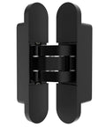Black Invisible Door Hinge With 180 Degree Swing Heavy Duty Concealed Hinge Supports Up To 135lb Three Way Adjustable For Interior Doors