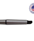 Heavy Duty Drill Press Chuck Arbor Converts MT2 To JT33 Taper solid steel construction with black tip for reliable tool performance.