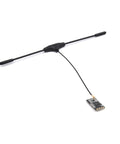 ExpressLRS 915 Nano Receiver For FPV Drones And Quadcopters With T Type Antenna shown on white background