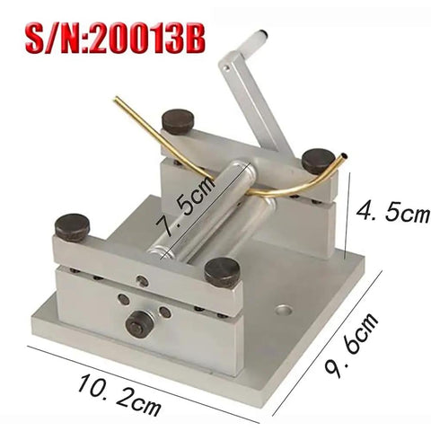 Top Shelf Manual Slip Roll Metal Bender For Crafting Soft Sheets And Tubes Compact DIY Plate Roller Sweet For Bending Brass Copper With Smooth Turns And Hassle Free Setup