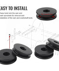 Detachable Front Windshield Bushing Kit With Grommets For Harley Road King FLHR 1994-2014 And Heritage Softail FLSTC 2000-2014
