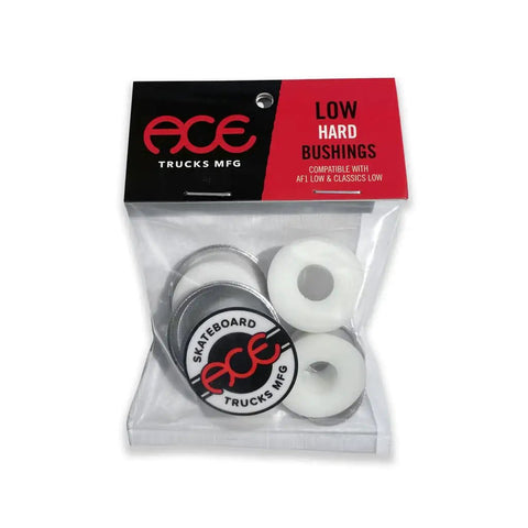Low Hard Skateboard Bushings 94A for AF1 and Classic Lows Replacement Bushing Set Top 94A Bottom 94A in packaging