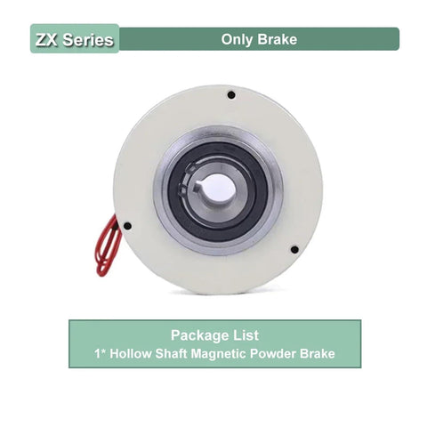 Thin Magnetic Powder Brake Tension Controller Kit For Unwinding With Hollow Shaft 1500 RPM DC24V 0.3 To 100 Nm Torque Range And 0.3 To 10 Kg Load Bag Machine Brake Only