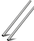 Stainless steel pipes, 1 in OD, 20 in long, 1.5 mm wall, 2-pack, 304 stainless