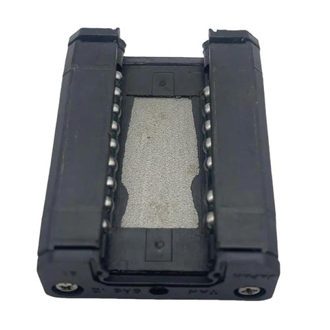 Pro Grade Linear Guide Block SRS7M showing dual raceways and stainless steel body for CNC machines and automation