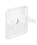 Wall Mount For Lutron Caseta Smart Bridge Hub No Drill Mount with strong double-sided tape or screws, white plastic bracket