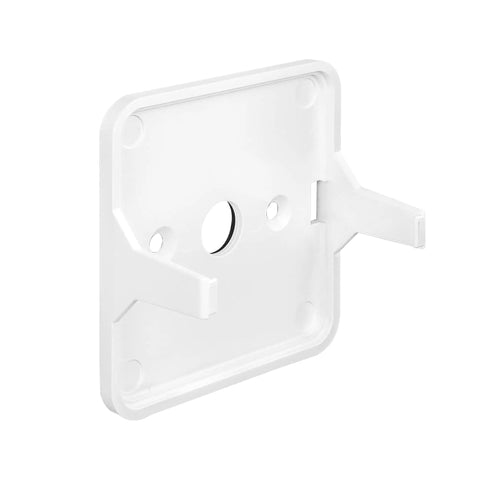 Wall Mount For Lutron Caseta Smart Bridge Hub No Drill Mount with strong double-sided tape or screws, white plastic bracket