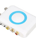 Plug And Play RF Modulator For Home Theater And TV, Supports PAL And NTSC Output, durable ABS build, front view