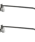 Heavy Duty 12 Inch Automatic Water Flow Swing Faucet For Commercial Wok Range Wall Mounted Pro Grade Chrome Plated Brass
