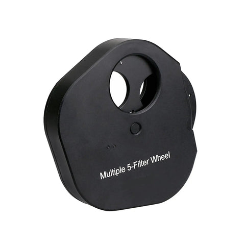 Pro Grade Telescope Filter Wheel All Metal Five Position Quick Swap For 1.25 Inch And 2 Inch Filters Astrophotography Accessory