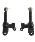 Front view of Steering Knuckle Spindle Hub for 110cc 125cc 150cc ATV Go Kart Quad Drum Brake with M14 threads, 10mm hole.